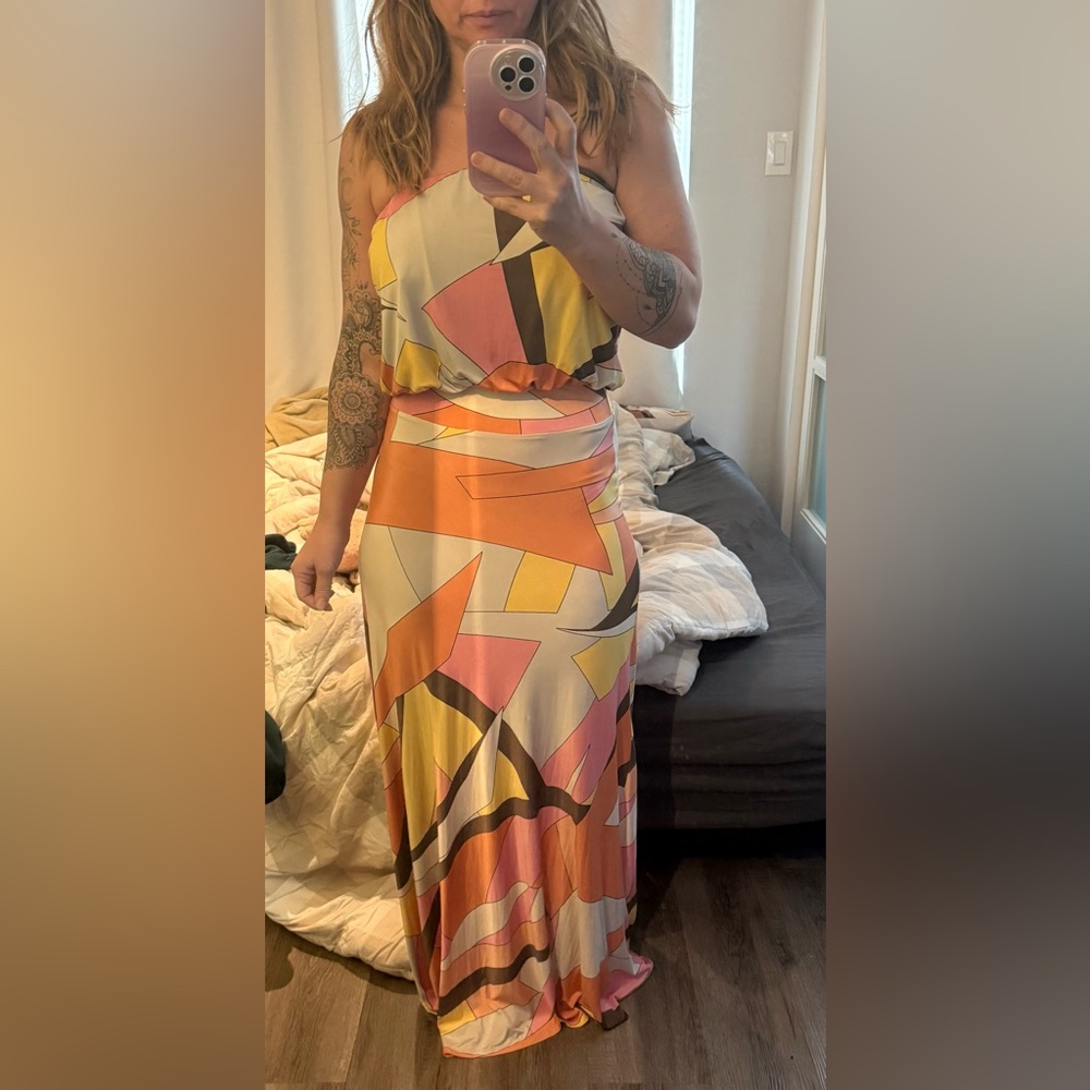 Last Tango Multicolor Patterned Dress